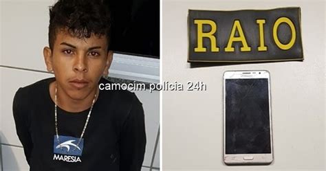 Camocim Pol Cia H Em Camocim Pm S Do Raio Prendem Indiv Duo Acusado