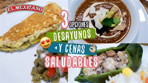 3 Desayunos O Cenas RÁpidas Y Saludables Comidas Saludables Youtube