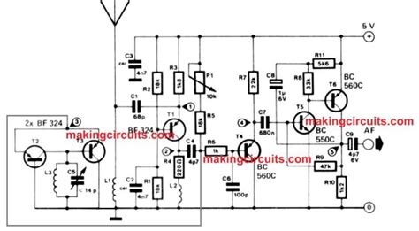 Fm Radio Receiver Circuit Diagram And Explanation Circuit Di