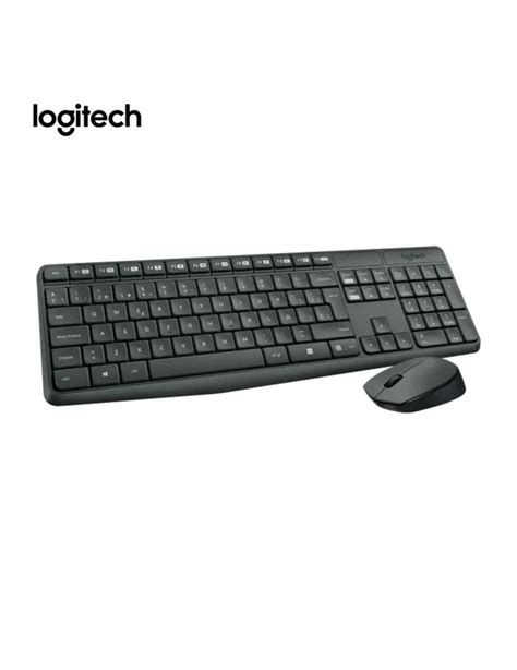 Teclado Kit Wireless Logitech Mk235 920 007901 Black Online