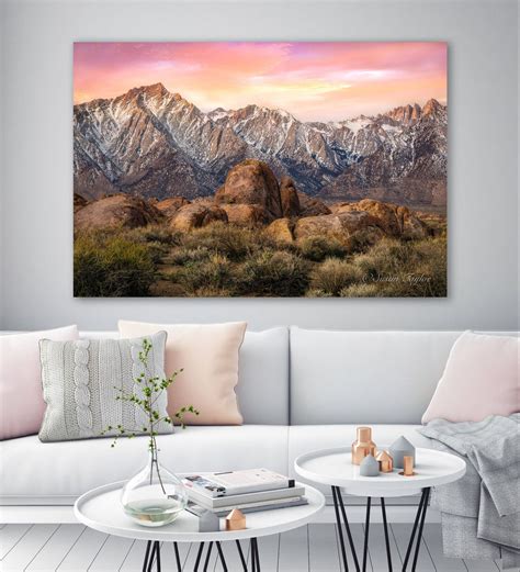 Mount Whitney California Mountain Print Eastern Sierra Etsy