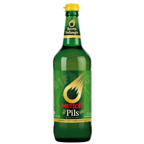 Bière blonde Pils METEOR la bouteille de 75cL à Prix Carrefour