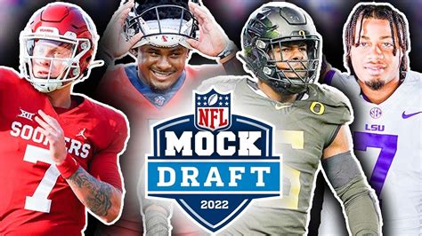 The Official Way Too Early 2022 Nfl First Round Mock Draft 10