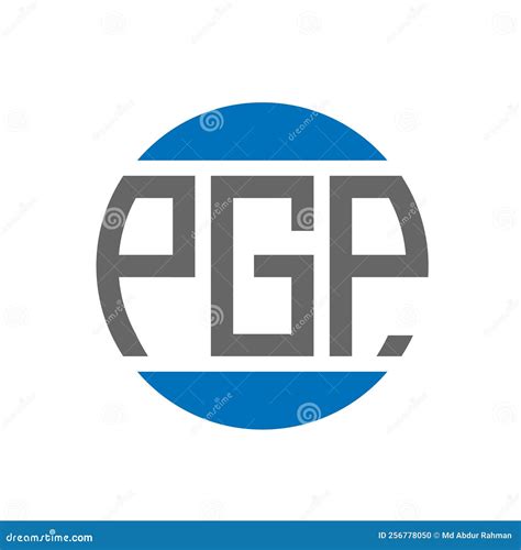 PGP Letter Logo Design on White Background. PGP Creative Initials Circle Logo Concept Stock ...