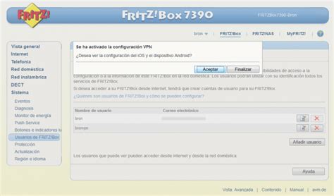 Cómo configurar el servidor VPN IPSec de un FRITZ Box para Android