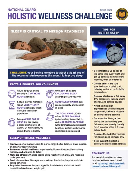 Holistic Wellness Challenge The National Guard