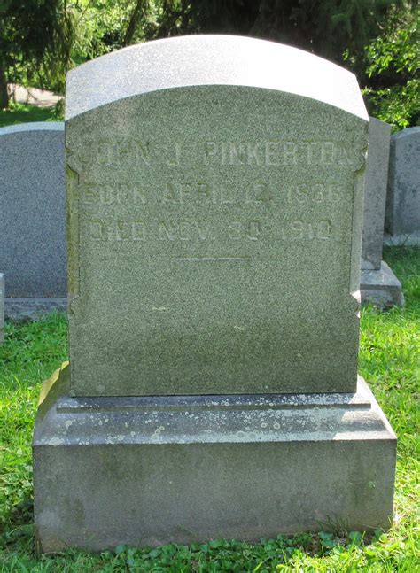 John James Pinkerton Find A Grave Memorial