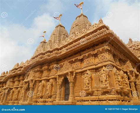 Swaminarayan Temple Aerial View From The Hill, Pune, Maharashtra, India ...