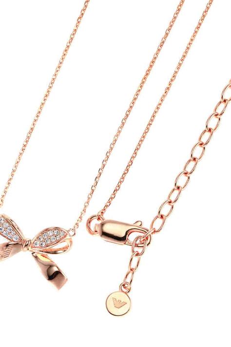 Buy EMPORIO ARMANI Rose Gold Necklace EG3543221 Shoppers Stop