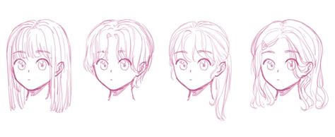 How To Draw Bangs Step By Step For Kids And Beginners