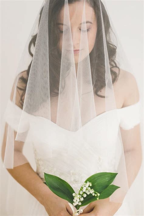 Drop Veil Wedding Drop Veil Bridal Veil Ivory Drop Veil English Net