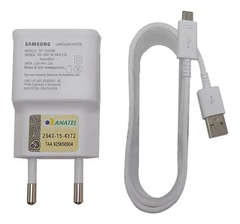 Carregador Samsung Galaxy Cabo Usb 150 Cm J7 J8 A6 Original