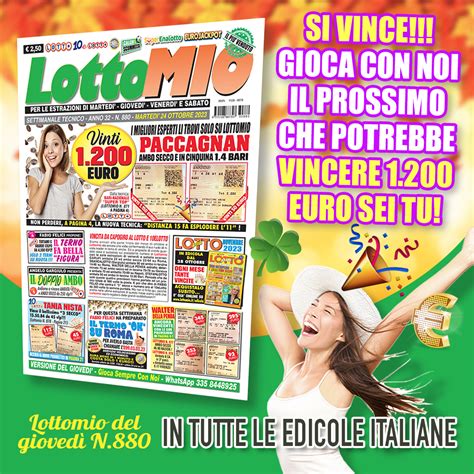 Lottomio N Disponibile Ora In Tutte Le Edicole E Online Non