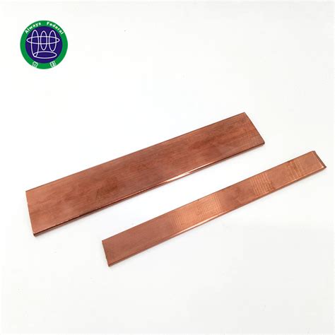 China Pure Copper Electrical Busbar Pure Copper Bus Bar Manufacturer