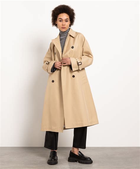 Max Mara Weekend Canasta Beige Double Breasted Trench Coat CANASTA