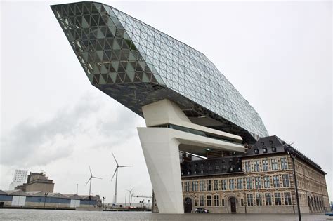 The Dramatic Addition To The Port Authority Building In Antwerp