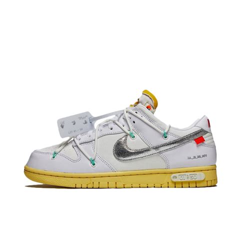 Off White X Nike Dunk Low Lot Dm Sneakerjagers