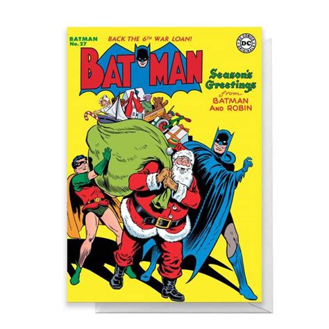 Batman Christmas Greetings Card Homeware Zavvi UK