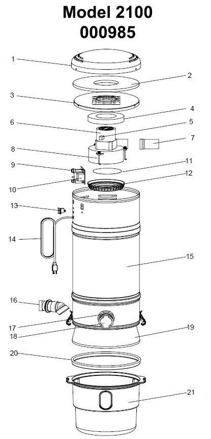 Beam Central Vacuum Parts Diagram - The Best Picture Of Beam