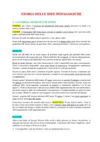 Storia Delle Idee Pedagogiche Docsity