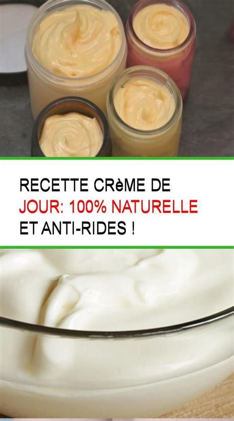 Recette Cr Me De Jour Naturelle Et Anti Rides Recette Creme