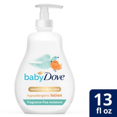 Dove Hypoallergenic Sensitive Skin Fragrance Free Moisture Baby Lotion