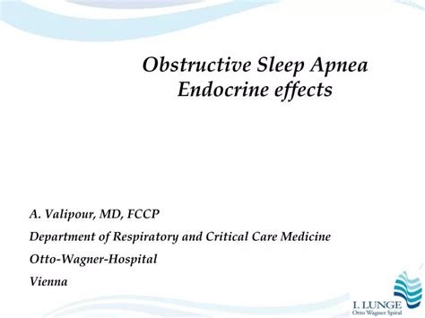 Ppt Obstructive Sleep Apnea Endocrine Effects Powerpoint Presentation