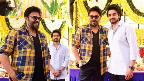 Venkatesh Visuals At Ashok Galla New Movie Opening Ceremony