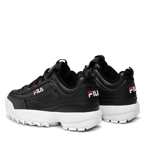 Zapatillas Fila Disruptor Kids 101056725y Negro Zapatoses