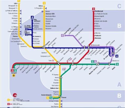 mappa - Picture of Metro de Valencia (El), Valencia - TripAdvisor