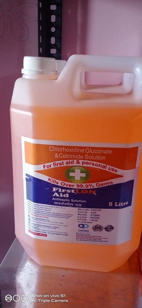 Ohad Chlorhexidine Gluconate And Cetrimide Solution Litre Packaging