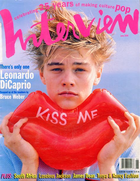 A Young Leonardo DiCaprio Tells Ingrid Sischy He Wants to Fall in Love ...