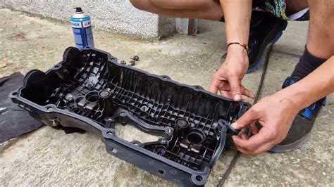 Bmw E46 Rocker Cover Gasket Replacement Youtube