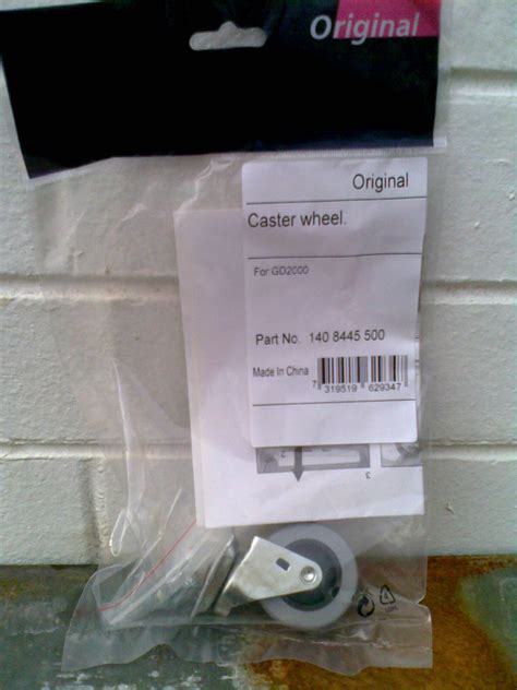 Nilfisk Hds2000 And Gd910 Commercial Vacuum Cleaner Front Castor Wheel