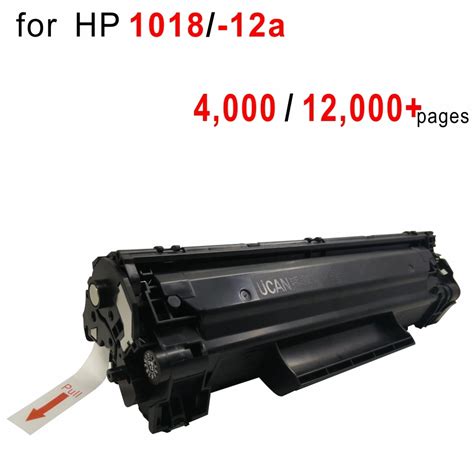 4000 Pages Large Capacity Reusable Q2612a 12a Toner Cartridges