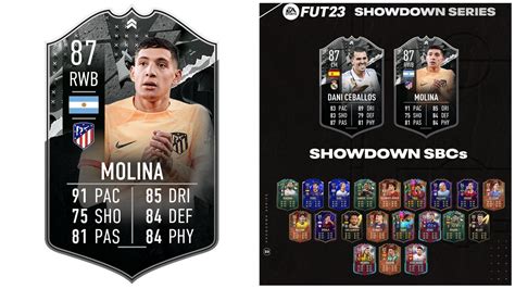 FIFA 23 Showdown Molina SBC How To Complete Expected Costs And More