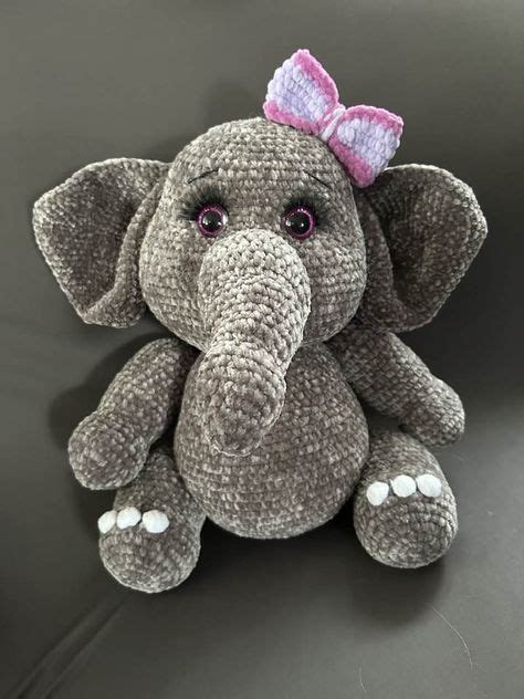 Elefant häkeln in 2024 Crochet animals free patterns Amigurumi