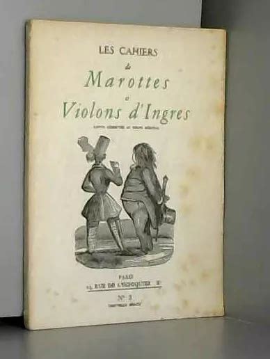 Les Cahiers De Marottes Et Violons D Ingres Eur Picclick Fr