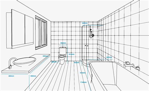 Standard Bathroom Measurements Inspiration Advice