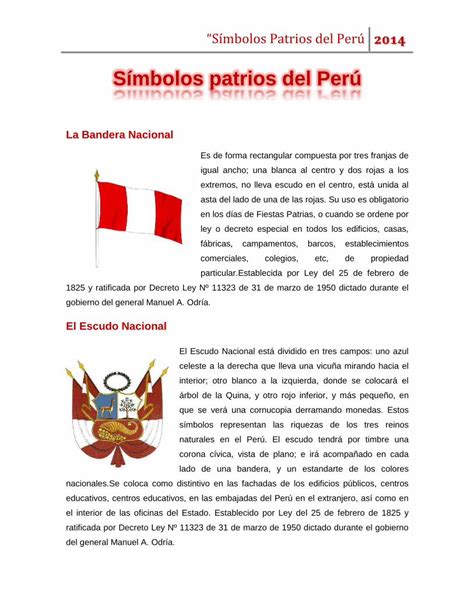 Pdf Símbolos Patrios Del Perú Dokumen Tips