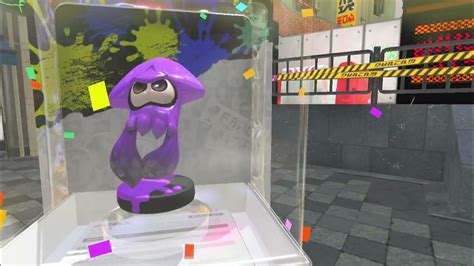 Splatoon 3 Amiibo Showcase Squid Purple Youtube