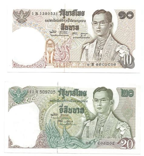 Banknoten Thailand 10 20 Baht Neuwertig Kaufen Auf Ricardo