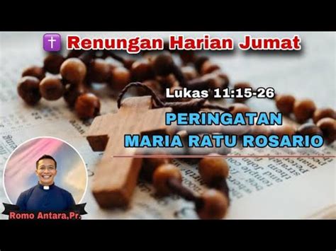 Renhar Peringatan Sp Maria Ratu Rosario Jumat Oktober Oleh