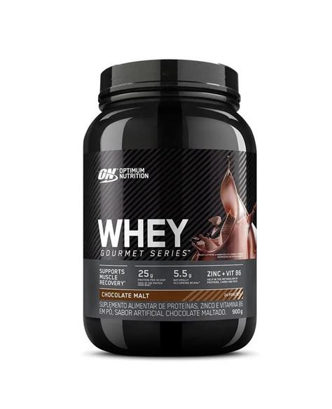 Whey Gourmet Series Sabor Chocolate Malt Pote 900g Optimum Nutrition