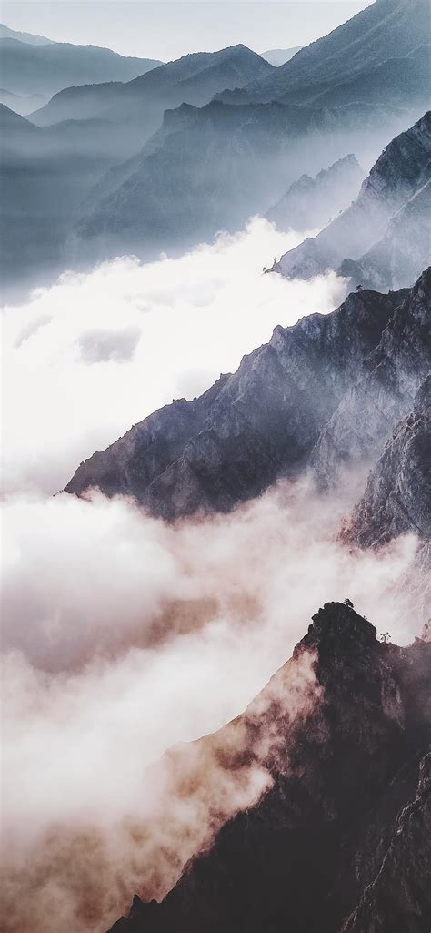 Foggy Mountain Wallpapers Top Free Foggy Mountain Backgrounds