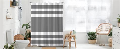 Weltrxe Shower Curtains Mould Proof Resistant Waterproof Quick Dry