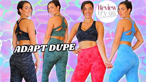 GYMSHARK ADAPT DUPE Seamless Set Try On Haul Aliexpress