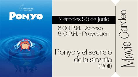 Ponyo Y El Secreto De La Sirenita Cinema Colectivo