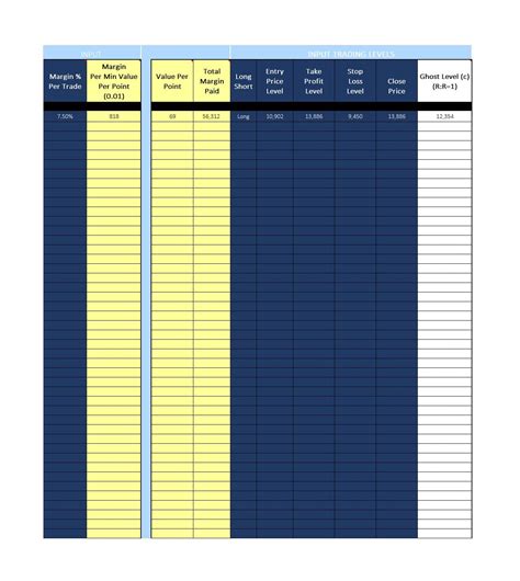 40 Free Trading Journal Templates Excel Pdf Templatearchive