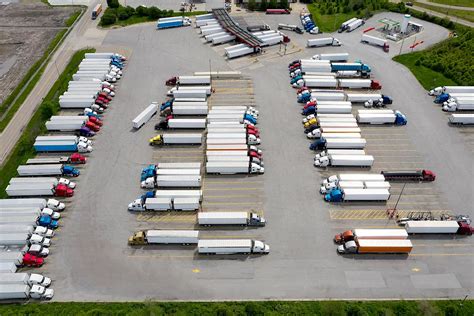 The Benefits Of Maintaining Clean And Well Lit Truck Parking Lots